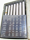 Morse Cutting Tools Drill Blank Index Set 1/16" Thru 1/2" Usa Made #Bh