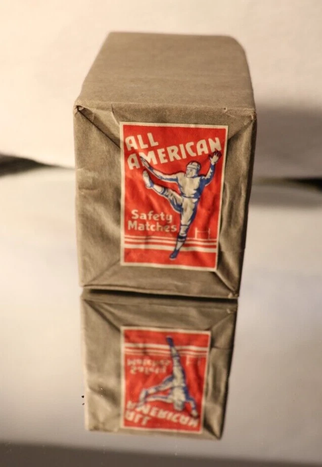 PALO DE SEGURIDAD VINTAGE DE LOS AÑOS 40 TODO FÚTBOL AMERICANO PARTIDOS SELLADO DE FÁBRICA 10 CAJAS Foto 1 de 4