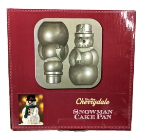 Vintage The New Cherrydale Snowman Holiday 3D Cake Pan Christmas - Picture 1 of 19