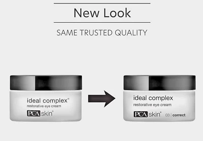 Crema restauradora para ojos PCA Skin Ideal Complex 0,5 oz ojeras, iluminadora Foto 1 de 4