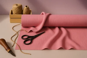 Mauvelous Linen Blend Fabric by the Yard – Material for Apparel, Crafts & Décor - Picture 1 of 10