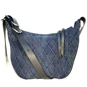 RAG & BONE Spire Karina Denim Mini Hobo Shoulder Bag (MSRP $448) - Picture 1 of 3