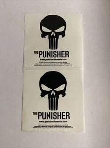 The Punisher Thomas Jane Promo Stickers 2003 Film Merch Unseparated - Picture 1 of 3