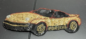 Parche con cuentas vintage de PORSCHE, único - Imagen 1 de 3