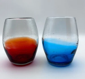 Vasos Ombré mexicanos soplados a mano - Imagen 1 de 4