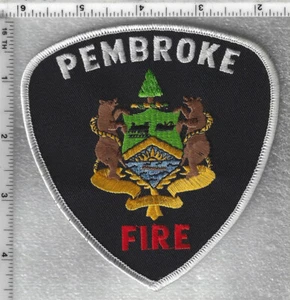 Pembroke Fire Department (Ontario, Canada) White Shoulder Patch - Picture 1 of 1