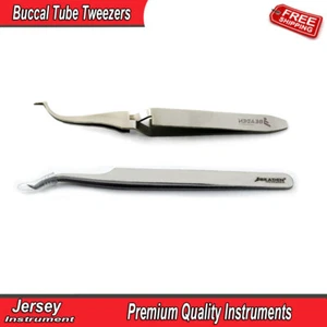 Orthodontic Buccal Tube Tweezers Posterior Bracket Bonding Placer Dental Tools - Picture 1 of 4