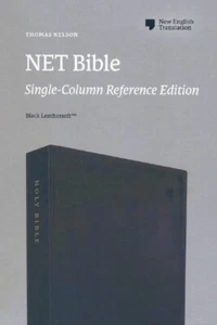 Thomas Nelson NET Bible; 2020; Black Leather Soft; 8 Point - Imagen 1 de 7