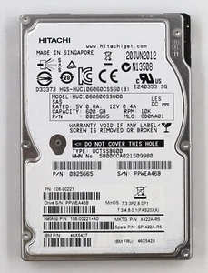 NetApp HUC106060CSS600 600GB 2.5" 6Gb/s 64MB 10K RPM SAS Drive P/N: 0B25665 - Picture 1 of 3