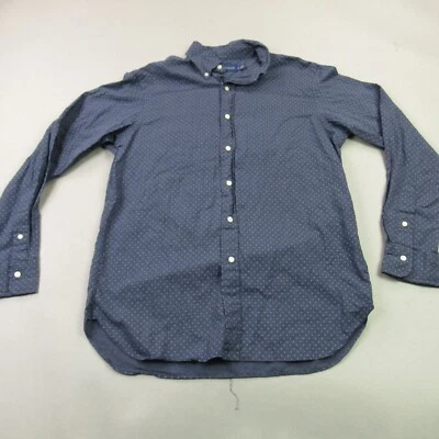 Camisa Polo Ralph Lauren Para Hombre Manga Larga Mediana Algodón Lunares Foto 1 de 4