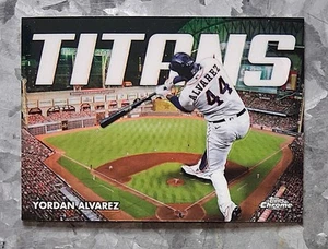 #CT-9 Yordan Álvarez 2023 Topps Chrome Titans - Houston Astros - Imagen 1 de 2