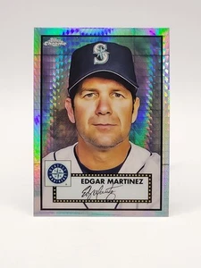 🔥 2021 Topps Chrome Platinum EDGAR MARTINEZ #530 SILVER PRIZM MARINERS HOF - Picture 1 of 2
