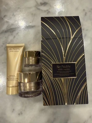 JUEGO DE CREMA Y LIMPIADOR FACIAL ESTEE LAUDER RE-NUTRIV ULTIMATE DIAMOND TRIO Foto 1 de 3