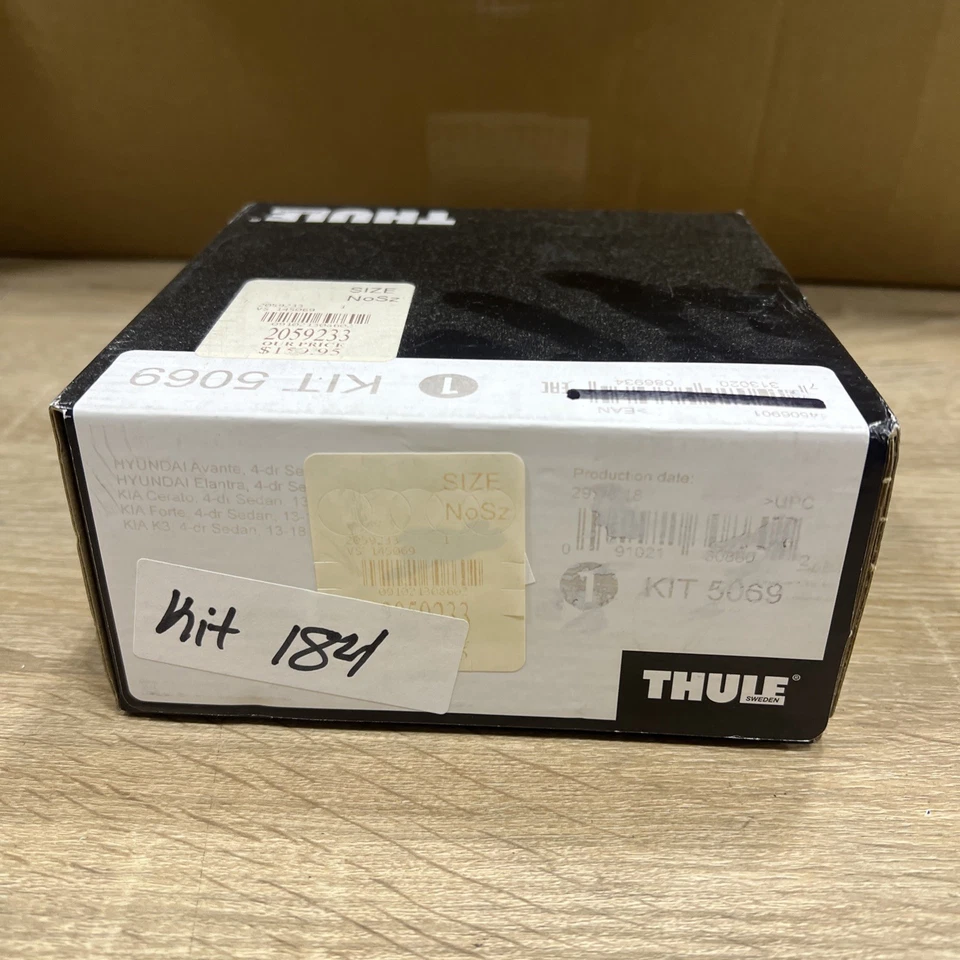 Kit de ajuste de sistema de portaequipajes de techo Thule 5069 (paquete de 4) para Hyundai Elantra KIT184 2017-20 Foto 1 de 4