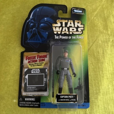 Star Wars POTF Capitán Piett Figura Kenner Freeze Marco ACCIÓN Diapositiva Nuevo Sellado Foto 1 de 4