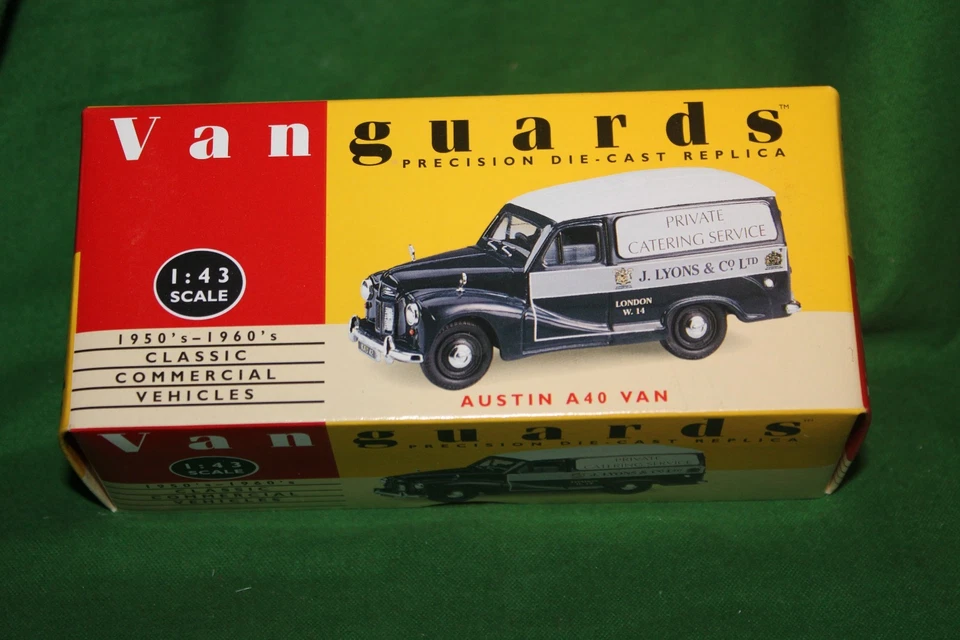 LLEDO VANGUARDS AUSTIN A40 VAN LYONS CATERERS LIVERY 1/43 #VA3012 - Image 1 of 1