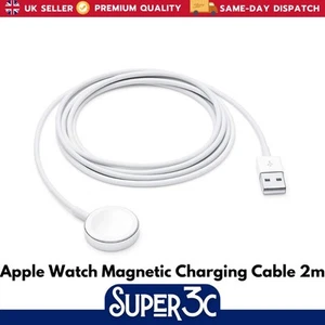 Genuine Apple Magnetic Watch Charger 2m Cable White For Series 5/4/3/2/1 - Picture 1 of 1