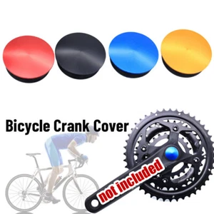 Bike Crank Dust Caps, Crankset Dust Cover, Aluminum Alloy Center Shaft Cap - Picture 1 of 13