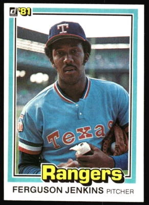 1981 Donruss Ferguson Jenkins #146 Texas Rangers - Image 1 of 2