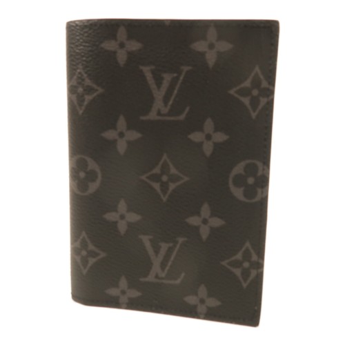 LOUIS VUITTON（LV） Custodia LOUIS VUITTON LV Card Passaporto M64501 Monogram Eclipse Nero
