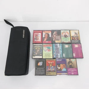 Vintage Lot 14 Cassettes Includes Case Logic 15 Organizer Cruisin Classics - Picture 1 of 3