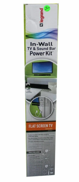 Legrand WMC801 In-wall TV Soundbar Power Kit - White