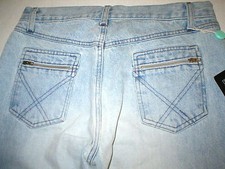 New Womens NWT Designer See by Chloe Jeans 29 Flare Jeans Paris Destroyed Light 