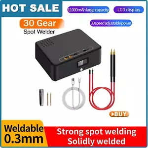 Spot Welder Nickel Strip 30 Gear Adjustable DIY 18650 Battery Pack Welding Tools - Bild 1 von 16