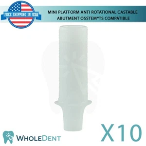 10x Mini Antirrotacional Fundible Pilar Dental Osstem® TS Compatible Hexagonal - Imagen 1 de 5