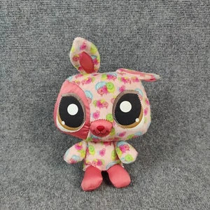 Littlest Pet Shop Happiest Bunny Plush Rabbit Lollipops 10" Hasbro 2008 LPS Toy - Picture 1 of 10
