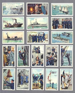 CIGARETTE CARDS. Gallaher Tobacco. THE NAVY. (1937). (Complete Set of 48).. - Picture 1 of 1