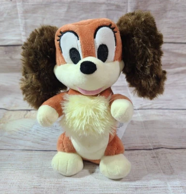 Disney Parks Plush Fifi Stuffed Animal Dog Cocker Spaniel Minnie Mouse 6" - Image 1 of 4