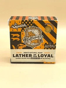 Dr Squatch Limited Edition Lather Of The Loyal Harry Potter Hufflepuff Bar Soap - Picture 1 of 6