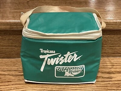 Vintage Unique Tropicana Twister & Keebler Collectible Soft Cooler - Image 1 of 4