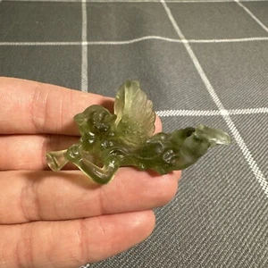 Daum France Engel Cherub blasende Trompete Ornament - Bild 1 von 13