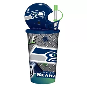 NFL Seattle Seahawks 32 ounce Helmet Cup with Straw - Picture 1 of 1