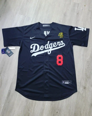 Kobe Bryant #8/24 Black Los Angeles Dodgers Jersey Cover