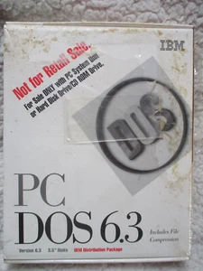 IBM PC DOS 6.3 P82G5406 OEM CIB 3,5" dischi non al dettaglio - Foto 1 di 11