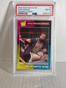 1995 WWE/WWF Magazine Insert DUKE DROESE PSA 8 - Picture 1 of 1