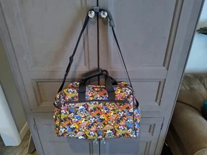 Vintage NICOLE MILLER For Walt Disney Gallery  Mickey Mouse Duffel Travel Bag  - Picture 1 of 14