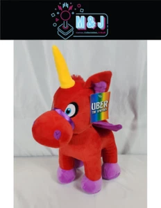 Uber The Unicorn Red Plush Soft Toy (Aussie Seller) - Bild 1 von 4