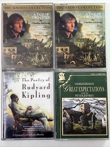 4 x Audiobook Cassette Tape Bundle A Tale Of Two Cities / Great Expectations Etc - Bild 1 von 19