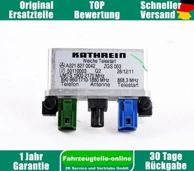 Amplificador De Antena Divisor Controlador Mercedes Clase E 212 A2218270042 - Imagen 1 de 3