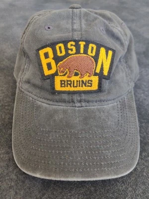 Gorra de Colección Boston Bruins CCM Ajustable Carbón - Con AUTÉNTICA PEGATINA NHL Foto 1 de 4