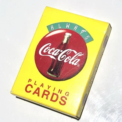 Vintage 1994 "ALWAYS COCA-COLA" Playing Cards Poker Deck No. 351 NEW SEALED - Image 1 of 4