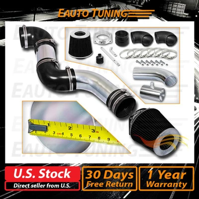 Kit de admisión de aire Ram corta + filtro NEGRO para 96-02 Grand Marquis / Town Car 4.6 V8 Foto 1 de 4