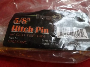 BUYERS PRODUCTS 5/8" Hitch Pin With Cotter pin, # HP6253WC - Bild 1 von 2