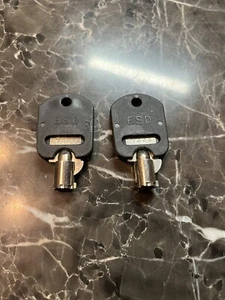 ESD 7444  Laundry Coin Box Tubular Key Dresher PA - Picture 1 of 2