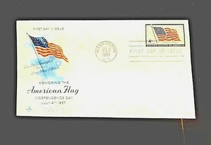 FLAGS FOR THE 4th! SC #1094 FDC Artcraft cachet 48 stars $2.95 Free shipping - Picture 1 of 2