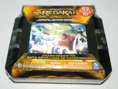 NIB SEALED REDAKAI 2011 CHAMPION TIN X DRIVE DECK TRADING CARD SET - Image 1 of 3